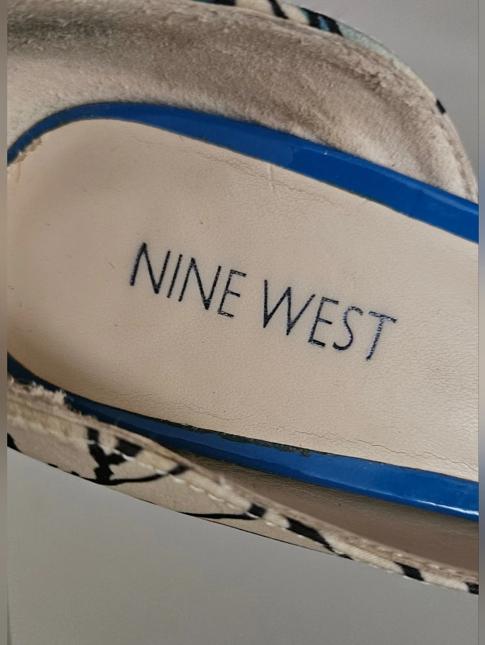 Nine West Peep Toe Platform Heels
